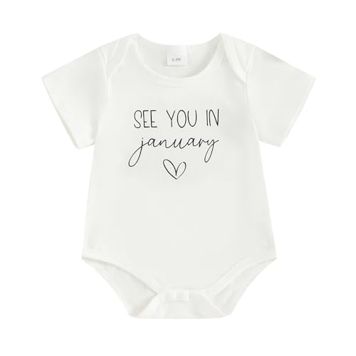 Image of woshilaocai Baby Announcement Bodysuit Pregnancy Reveal for Family | Pregnancy Reveal Ideas&New Baby Surprise for Grandparents, Husband, Aunt, Uncle, Gender Natural Romper, Funny Announcement