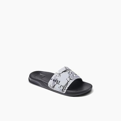 REEF Unisex-Child Kids One Slide Sandal