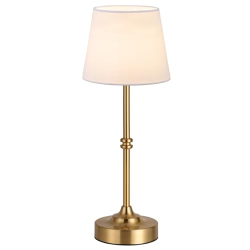 Kakanuo Cordless Table Lamp Rechargeable Battery Operated Brass 1 Pack