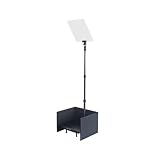 Heroview 22' Speech Teleprompter Single Set,300nits Brightness HDMI/VGA,Loop throgh, Tempered Glass, Stage Teleprompter for Speech, Conference, Live Stream or Education,Hand case