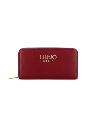 Liu Jo Jeans Portafoglio Zip Around grande Red Wine