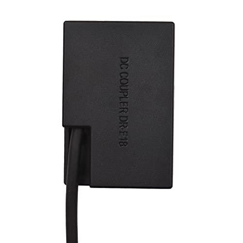 Queenser Tipo C para DR-E18 Acoplador CC LP-E17 Substituição da bateria fictícia para Canon RP EOS 7