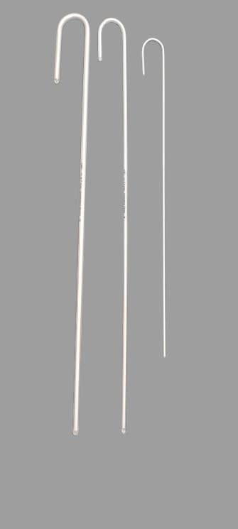 KGM BIO MEDI SYSTEMS Intubating Stylet Aluminum Adult 14FR Peadtric 10F Infant 6FR SET Of 3
