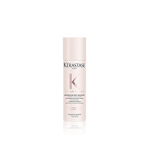 Kerastase Fresh Affair Dry Shampoo For All Hair Types - Instantly Absorbs Excess Oil on Scalp and Hair With Fine Fragrance and a Lightweight Formula, Silicone-Free, 1.2 Oz, Travel Size
