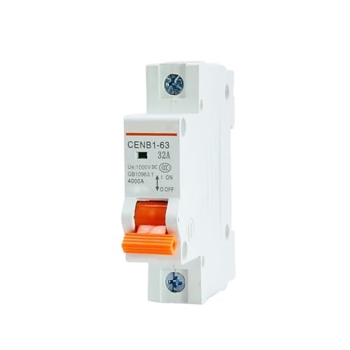 Disjoncteur solaire 1P 32A sécurisant l'alimentation de votre maison autonome en autoconsommation