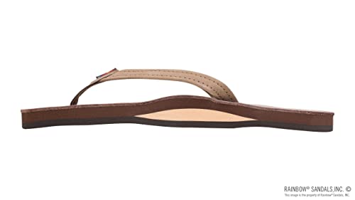 Image of Rainbow Sandals Women's Single Layer Leather Sandal Narrow Strap
