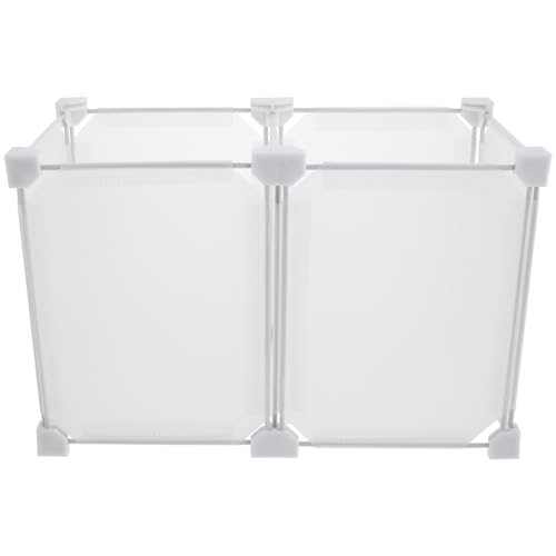 Divisores para congeladores de plástico blanco organizadores de compartimentos en refrigeradores