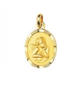 Médaille Ange Raphaël or jaune 750 un bijou intemporel pour sublimer vos tenues