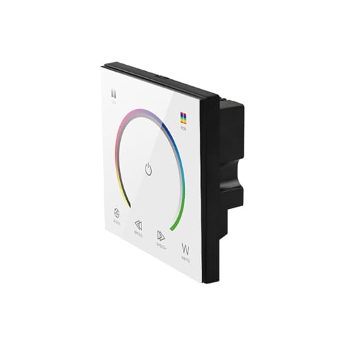Controlador RGB táctil panel 86 empotrable para gestión de tiras LED de colores 3