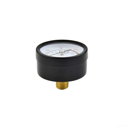 Niceminiwall Manomètre pour compresseur d'air 0-180 PSI 0-12 bar avec filetage de 13 mm pour usage industriel et atelier