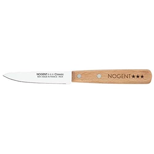 NOGENT*** OFFICE MES 9 cm Klassiek beukenhout - CRANTEE 1 mm