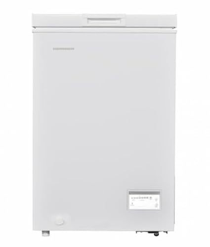 HEINNER HCF-HM100CE++ Tisch Gefrierschrank 100 L, leiser Betrieb, Energieklasse E, flexible linke/rechte Tür, Weiß, energiesparend, kompakt – Inklusive 5‑Jahres‑Garantie