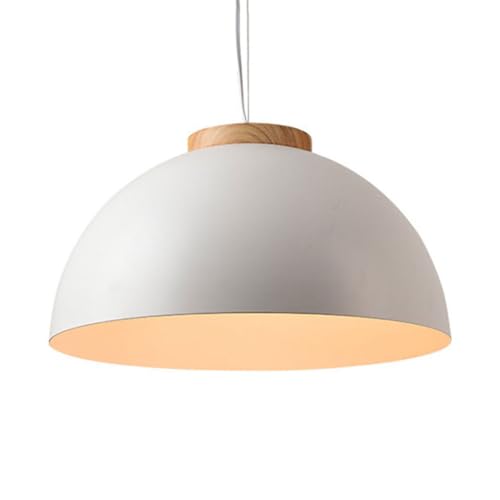 Suspension Moderne E27 en Bois et Métal pour Îlot de Cuisine