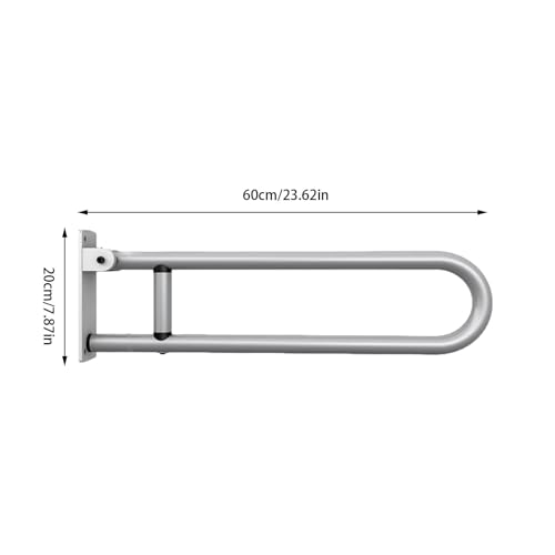 Barres d'appui robustes en forme de U avec structure étanche et durable pour WC