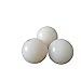 2-70mm Black/White Solid Core Silicone Ball, Industrial Silicone Elastic Ball, Used for Dry Cleaning Machine Vibrating Screen(White,12mm(20PCS))