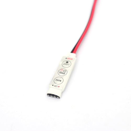 Image of Pack of 2 3 Keys Led Mini RGB Amplifier Controller for Single 5050 3528 RGB Led Light Strip