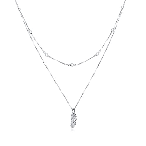 Collier oreilles de blé en argent anti-ternissement pour peaux sensibles