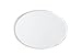 Bon Chef 9757 Round Plastic Shelf, 18" Diameter, Clear (Pack of 6)