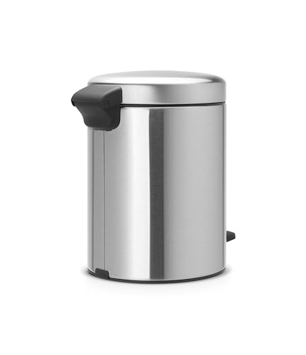 Caneca de basura Brabantia 5 litros con pedal acero mate miniatura 4