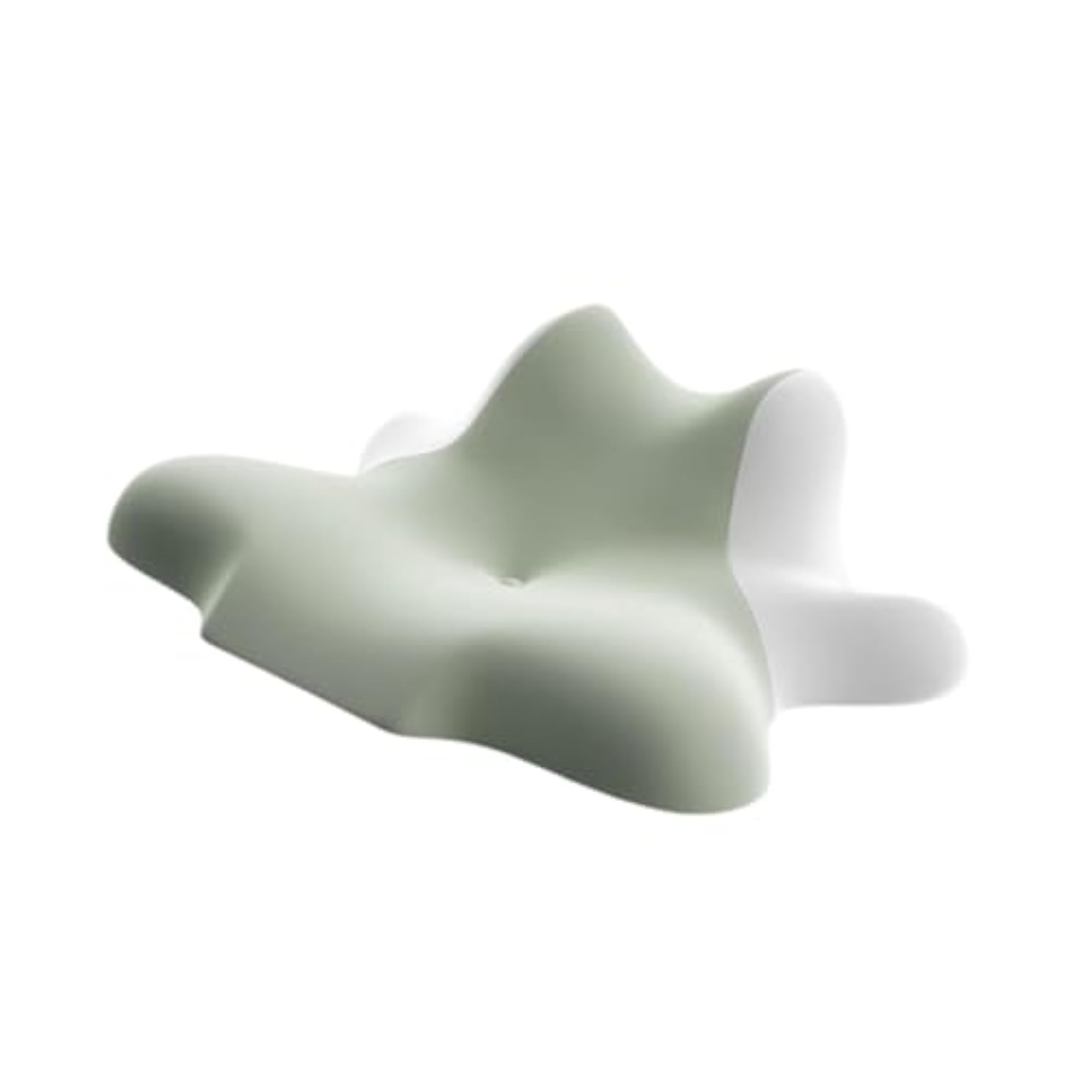 Memory Pillow for Side Back Stomach Sleeper, Ergonomic Green