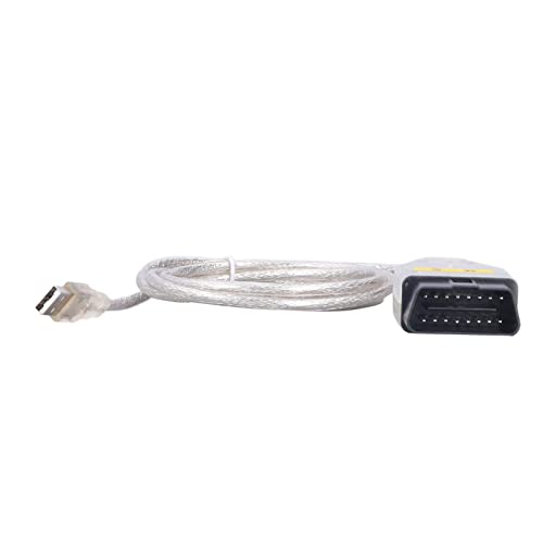 Cable K+DCAN OBD2 con interruptor de interfaz USB y selector de pines para Serie 1 E82 E87 6