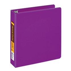 Office Depot Brand Heavy-Duty D-Ring Binder, 2" Rings, 59% Recycled, Radiant Orchid