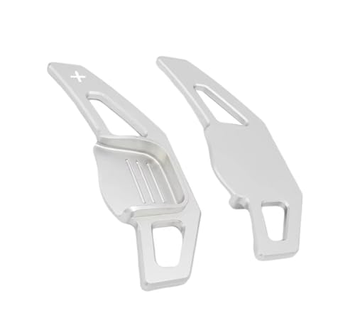 Compatible With Kia For Ceed GT SW For Combi JD 2013 2014 2015 2016 車用ステアリングホイール パドルシフト エクステンダー シフター ステッカー トリム シフトパドル(Silver)