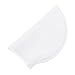 PATIKIL Silicone Swim Cap, Waterproof Swimming Hat Non-Slip Adult Swimming Caps for Women and Men Swim Training Racing, White