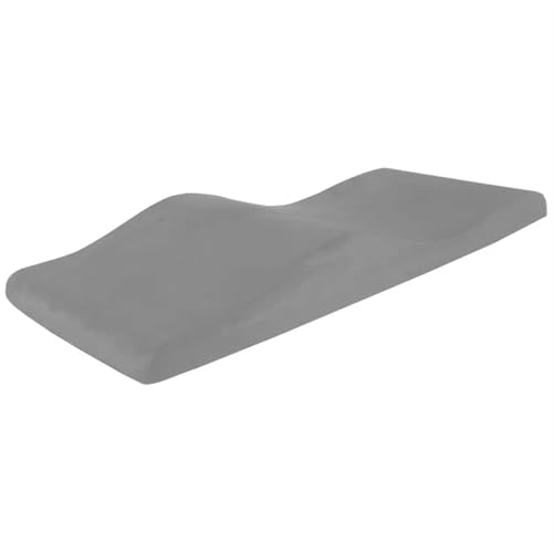 Gebogene Wimpern Liege Matratze Bettmatratze Memory Foam Gebogene Oberfläche Verlängerungsbett(60cm width grey)