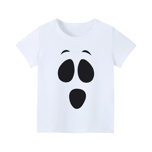 Toddler Boys Halloween T-Shirt Kids Spooky Skateboard Ghost Shirt I Fou nd This Humerus Top Tees