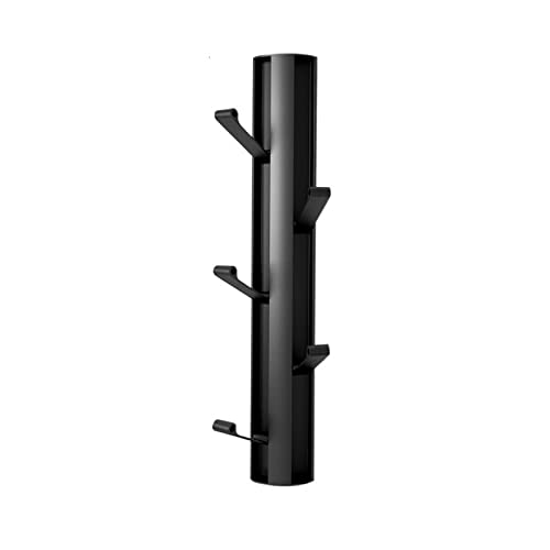Patères porte-manteau noir en acier inoxydable 304 pour entrée et salle de bain