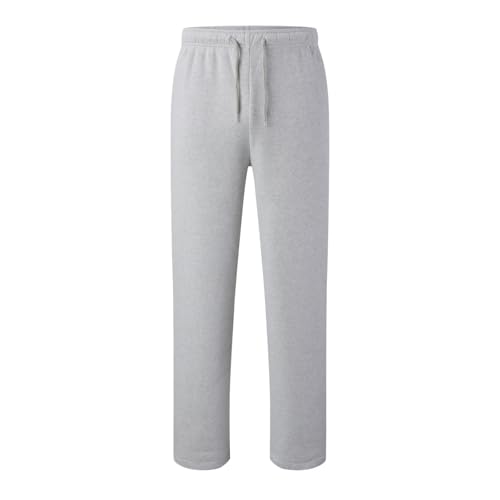 Baggy Sweatpants for Boys Fleece Straight Leg Open Bottom Sweat Pants Casual Elastic Waist Joggers Pants with Pockets3