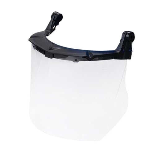 Milageto Full Face Protection Polycarbonate Ergonomique Ajustable Réutilisable Convient à la Construction Soudure Travail en Extérieur Polissage