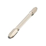 Morsa in acciaio argentato 0-3,1 mm, supporto reversibile a 4 pinze, per