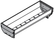 Blum Orgaline for Wood Drawers Accessories Triple Tray Stainless Steel