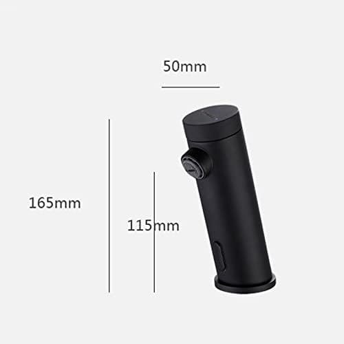 Grifo con sensor para baño de diseño moderno en color negro mate 3