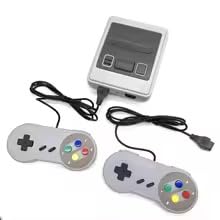 Consola de juegos retro SFC con 620 juegos integrados, salida AV, 2 mandos con cable, mini reproductor de videojuegos para niños