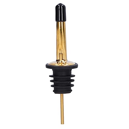 Drankflesschenkers, rubberen afdichtingsring Anti-lekflesschenker voor restaurants voor bars(Goud + zwarte korte hoed) - Afbeelding 7