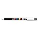 Price comparison product image Uni Posca PC-1MR White Colour Paint Marker Pens Ultra Fine 0.7mm Calibre Tip Nib Writes On Any Surface Metal Glass Wood Fabric Plastic Stone (Pack Of 1)