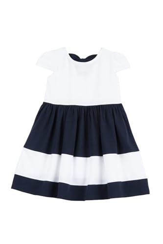 Chicco Elegante Vestido de Manga Corta, Blanco (1), 3 Meses EU para Bebés