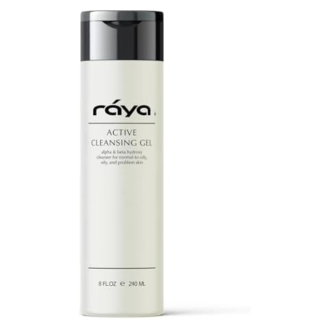 Raya Active Facial Cleansing Gel with AHA and BHA 8 oz (G-107) Cover