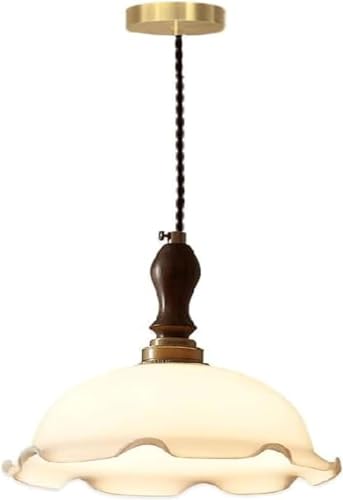 Plafonnier blanc style japonais pour salon suspension vintage fleur