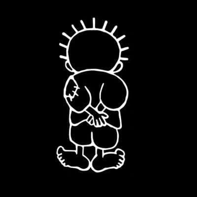 Handala Hanzala Palestine Boy Decal Sticker For Use On Laptop, Helmet, Car, Truck, Motorcycle, Windows, Bumper, Wall, and Decor (20x9 Centimeter)