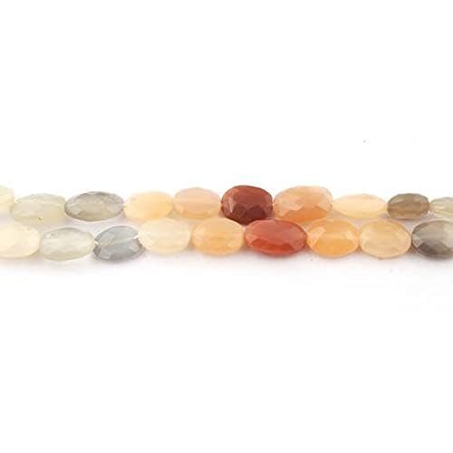 Pierre de lune multi briolettes facettées LKBEADS de qualité supérieure - 3