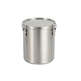 serbatoi inox usati [Ampia capacità di scelta] Disponibile in dimensioni da 520 ml, 1000 ml, 1600 ml e 2500 ml, offre ampio spazio per riporre vari prodotti secchi come chicchi di caffè, tè, farina e zucchero.