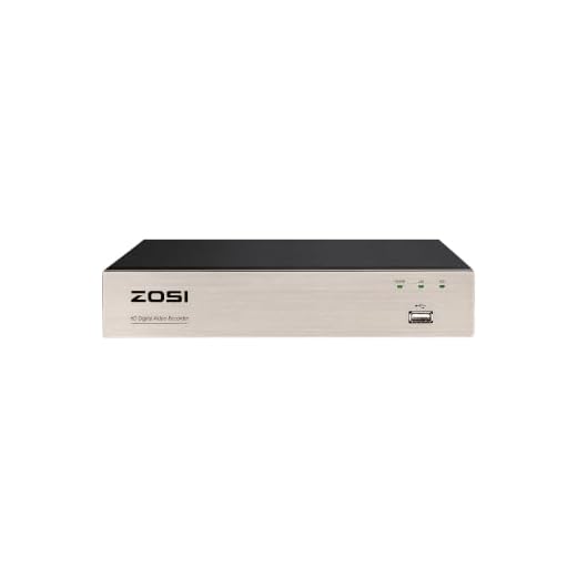 ZOSI H.265+ 8Channel 3K Lite Hybrid 4-in-1 Analog/AHD/TVI/CVI Surveillance Video Recorders Standalone CCTV DVR System for Analog 720P, 1080P Security Cameras, Remote Access, Motion Detection, No HDD