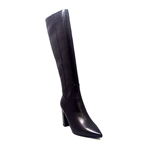 Barcelona Women's Leather Slim Calf dress Boot 13"-14" calf size2