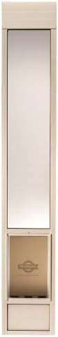 PetSafe Deluxe Pet Panel Panels for Sliding Glass Doors 76-3/4 to 81 Tall, Small, Bronze