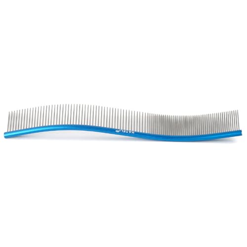 Pet Deshedding Comb For Dogs Cats Easy Use Stainless Steel Hair Comb For Pet Shedding Hair Curved Comb For Pet Grooming