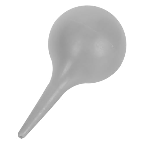 Healeved Bombilla de Limpieza de Oídos de Goma 75 Ml Gris, Bola de Succión Segura y Suave, Herramienta Ergonómica para Eliminar Cerumen, Portátil para Adultos y Niños, Higiene Auditiva